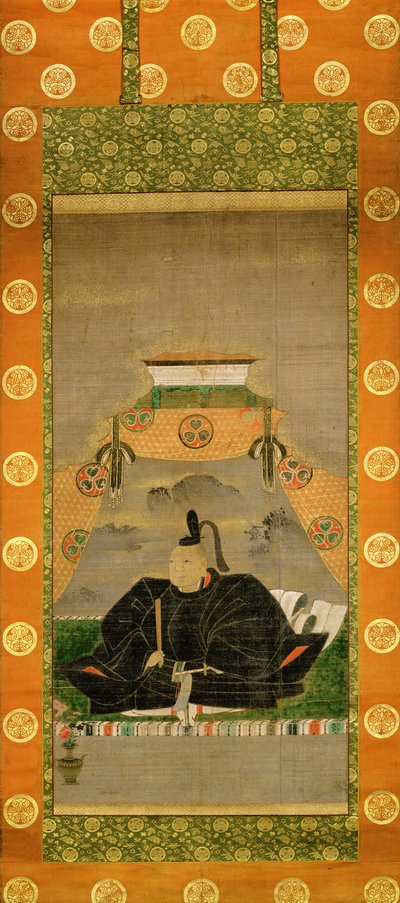 Portrait de Tokugawa Ieyasu (1543-1616), Japonais, 17ème siècle - Japanese School